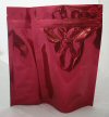 150g Stand Up Pouch Coffee Bags with Valve and Zip - Solid Red