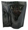 250g Stand Up Pouch with Zip - Solid Black
