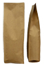 500g Side Gusset Bag (Quad Seal) - Kraft Paper