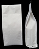 250g Side Gusset Bag (Quad Seal) - White Kraft Paper