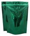 250g Stand Up Pouch Coffee Bags with Valve and Zip - Solid Green