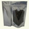 100g Stand Up Pouch Coffee Bags with Valve and Zip - Clear/Silver