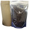 750g Stand Up Pouch Coffee Bags with Zip (Kraft Paper / Clear)