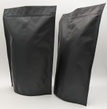 1Kg Recyclable Stand Up Pouch Coffee Bag - Matte Black