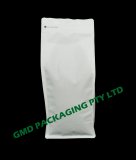 1kg Hihg Barrier Recyclable Box Bottom Bags Matte White