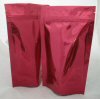 150G SOLID RED STAND-UP POUCH 