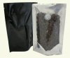 70g Stand Up Pouch Coffee Bags with Valve - Clear/Black