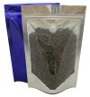 250g Stand Up Pouch Coffee Bags with Valve and Zip - Clear/Blue