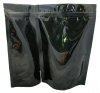 500g Stand Up Pouch Coffee Bags with Valve and Zip - Solid Black
