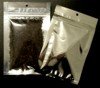 50g 3-Side Seam Bags with Zip - Clear/Silver
