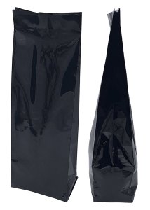 500g BLACK SIDE GUSSET BAG 