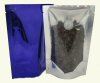 70g Stand Up Pouch Coffee Bags with Valve - Clear/Blue