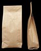 250g Side Gusset Coffee Bags with Valve (Quad Seal) - Kraft Paper