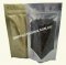 150g Stand Up Pouch with Zip - Clear/Gold
