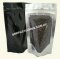 150g Stand Up Pouch with Zip - Clear/Black