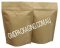 250g Stand Up Pouch Coffee Bags with Valve and Zip - All Kraft Paper