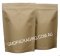 500g Stand Up Pouch Coffee Bags with Valve and Zip - All Kraft Paper
