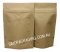 70g Stand Up Pouch Coffee Bags with Valve and Zip - All Kraft Paper