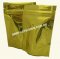 70g Stand Up Pouch Coffee Bags with Valve and Zip - Solid Gold (Bright)