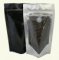 100G CLEAR/BLACK STAND-UP POUCH WITH VALVE 