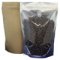 750g Stand Up Pouch Coffee Bags with Valve and Zip (Kraft Paper / Clear)