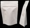 100g Stand Up Pouch with Zip - All White Kraft Paper