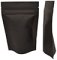 150g Stand Up Pouch with Zip - All Black Kraft Paper