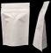 1Kg Stand Up Pouch Coffee Bags with Valve and Zip - All White Kraft Paper