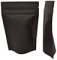250g Stand Up Pouch with Zip - All Black Kraft Paper