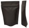 150G BLACK KRAFT PAPER STAND-UP POUCH WITH VALVE 